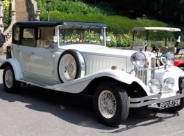 Beauford wedding car in Chippenham